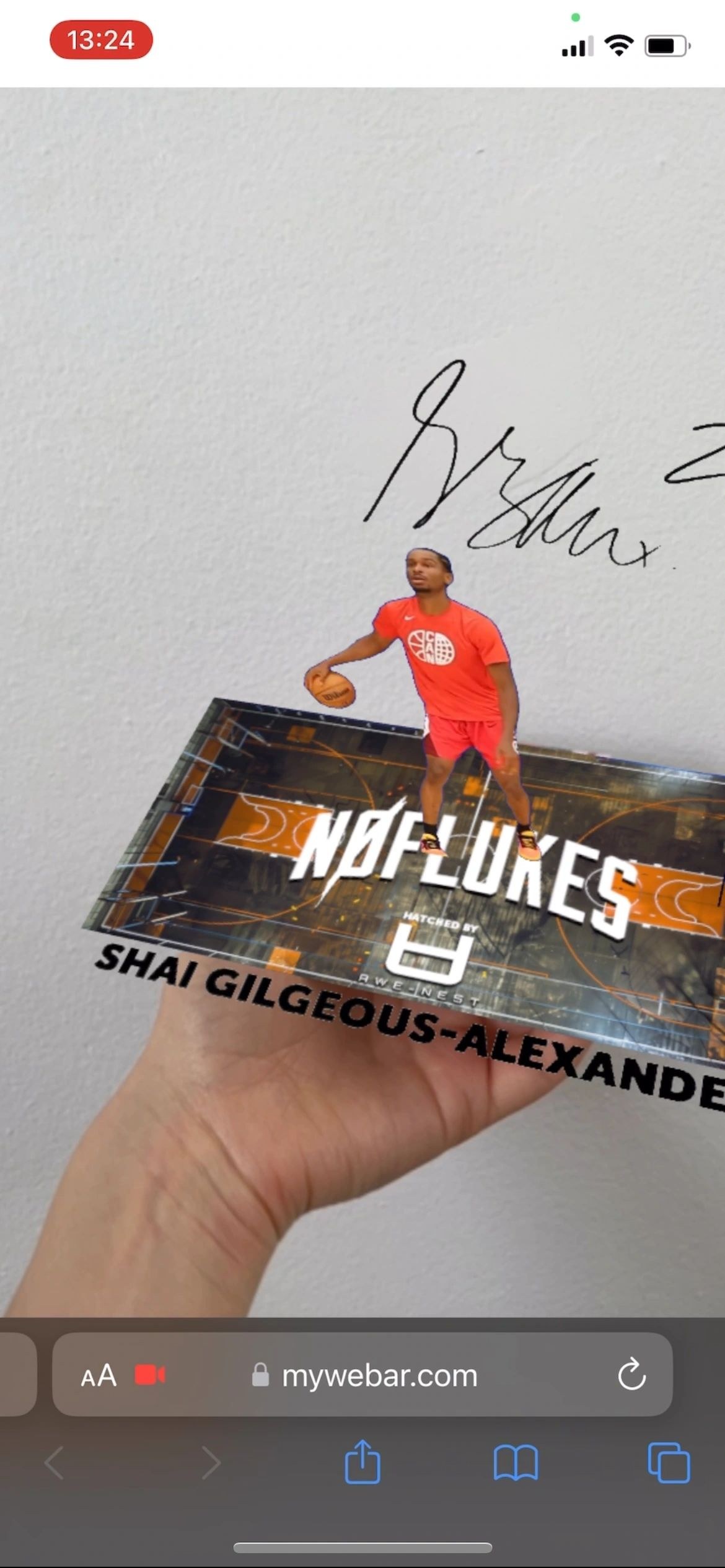 NBA MVP — AR Card for SGA