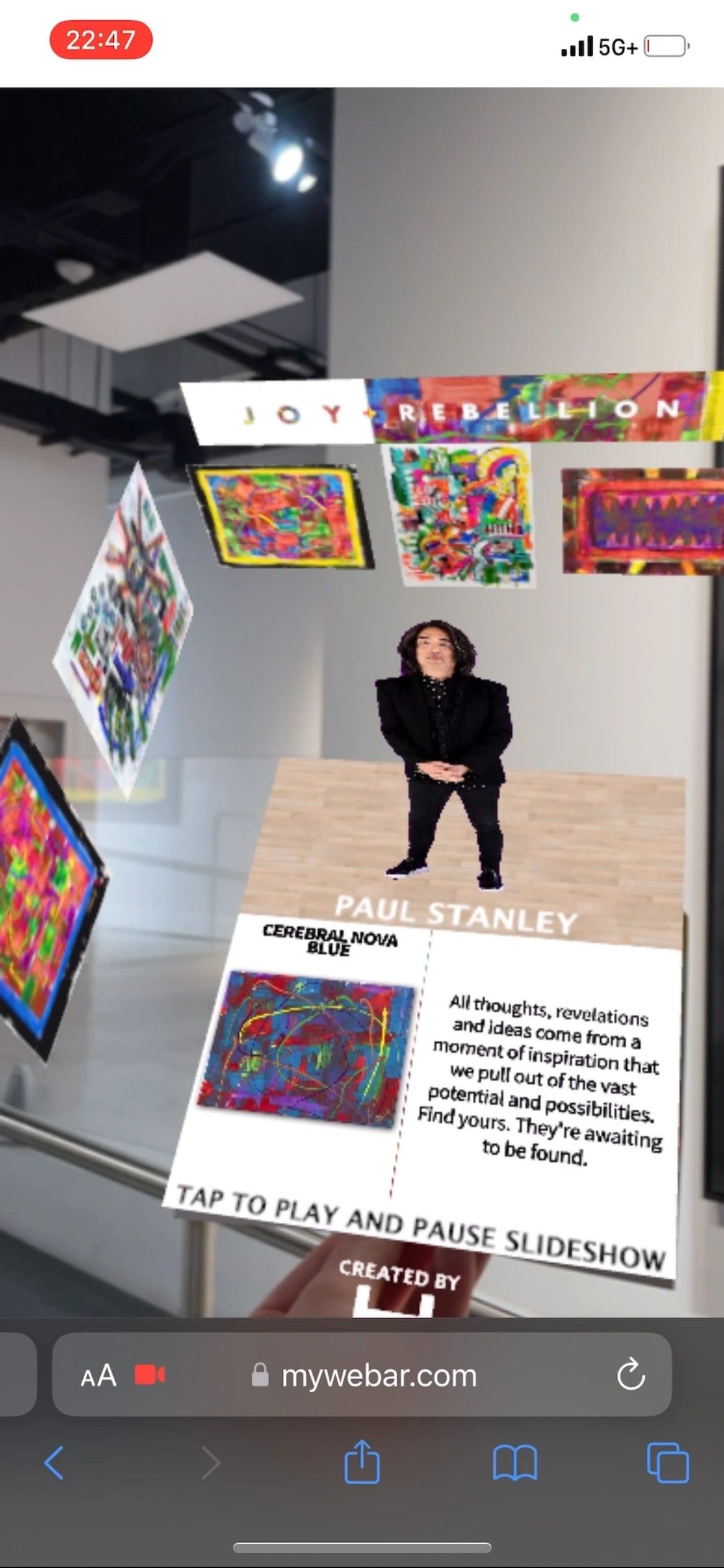 Paul Stanley — AR Art Card